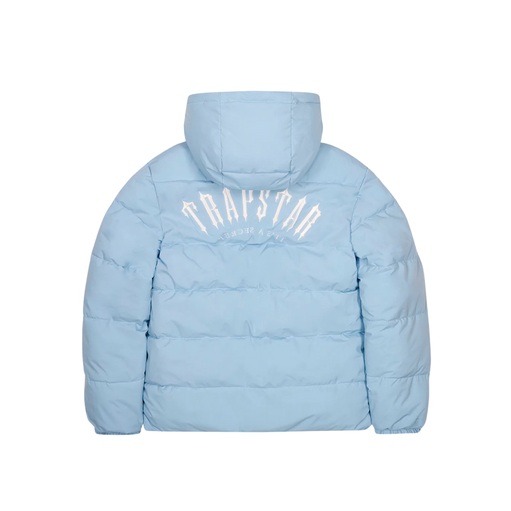 Trapstar Irongate Arch Reversible Puffer Jacket AW25 - Black / Light Blue