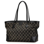 Gucci GG Monogram Medium Ophidia Shopping Tote Bag – Black