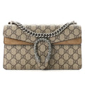 Gucci GG Supreme Dionysus Medium Shoulder Bag – Beige