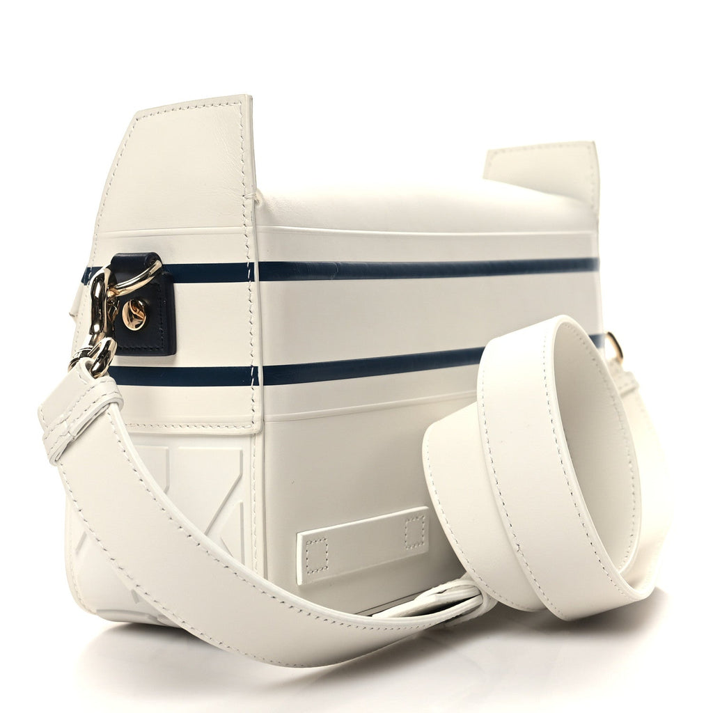 Dior Small Diorcamp Calfskin Bag - White