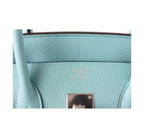 Hermes Birkin 35 Blue Atoll Togo Leather Palladium Hardware