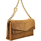 Gucci Large GG Chain Shoulder Bag – Brown