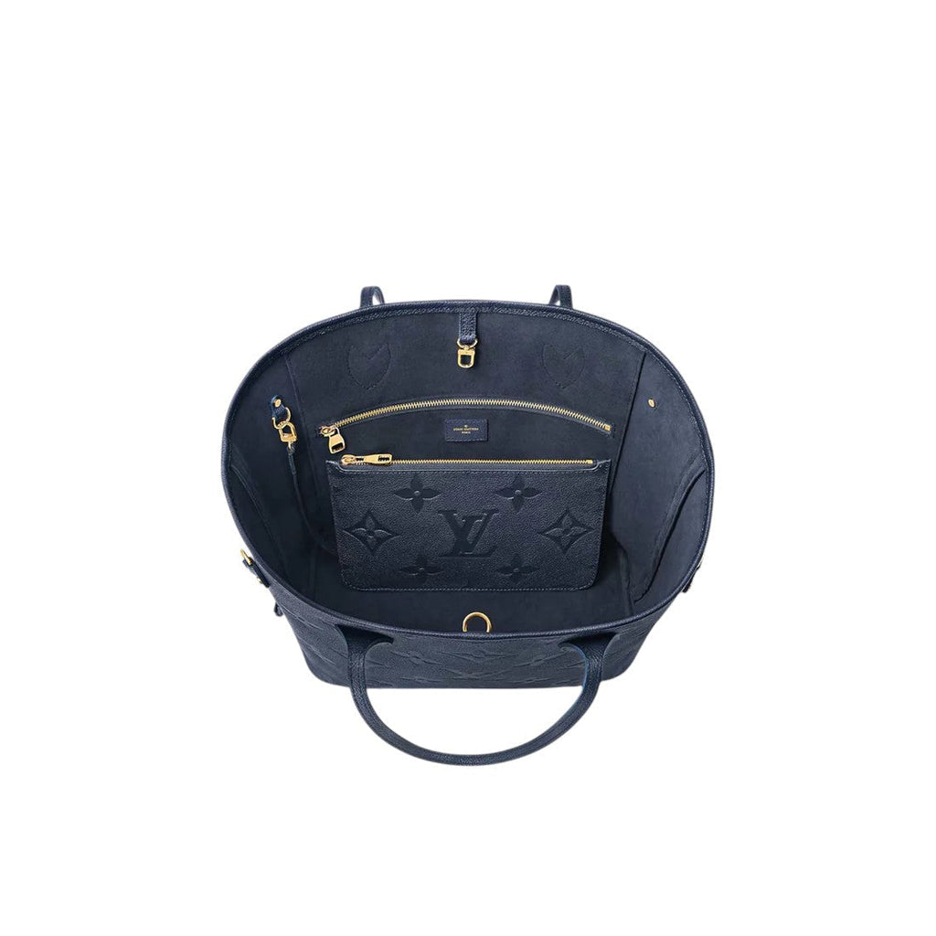 Louis Vuitton Neverfull MM Embossed Cowhide Leather