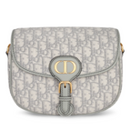 Dior Medium Oblique Jacquard Dior Bobby Bag - Grey