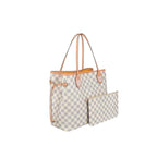 Louis Vuitton Neverfull MM Damier Azur Coated Canvas