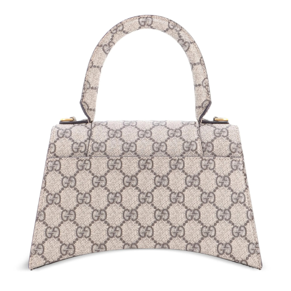 Gucci x Balenciaga The Hacker Project Small Canvas Hourglass Shoulder Bag – Beige