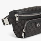 Gucci Ophidia Interlocking G Canvas Bum Bag – Grey