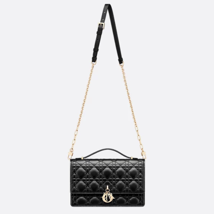 Dior My Dior Top Handle Bag - Black
