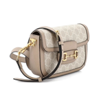 Gucci Horsebit 1955 Mini GG Crossbody Shoulder Bag – Beige