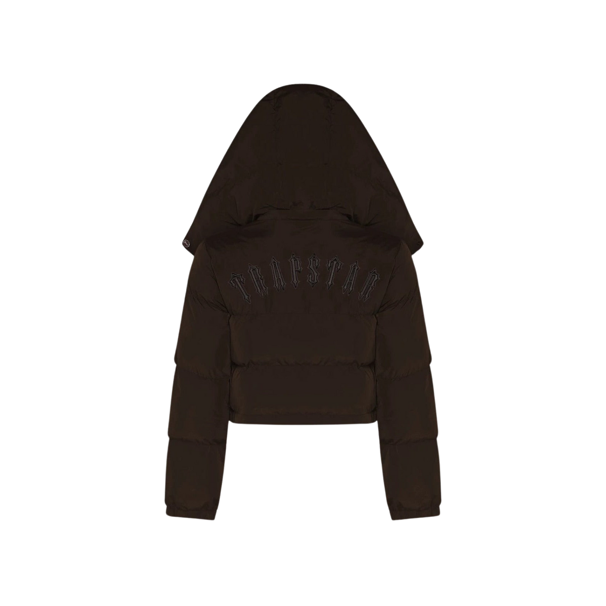 Trapstar Women's Irongate Detachable Hooded Puffer Jacket - Brown