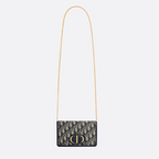 Dior 2-in-1 30 Oblique Jacquard Montaigne Pouch - Blue