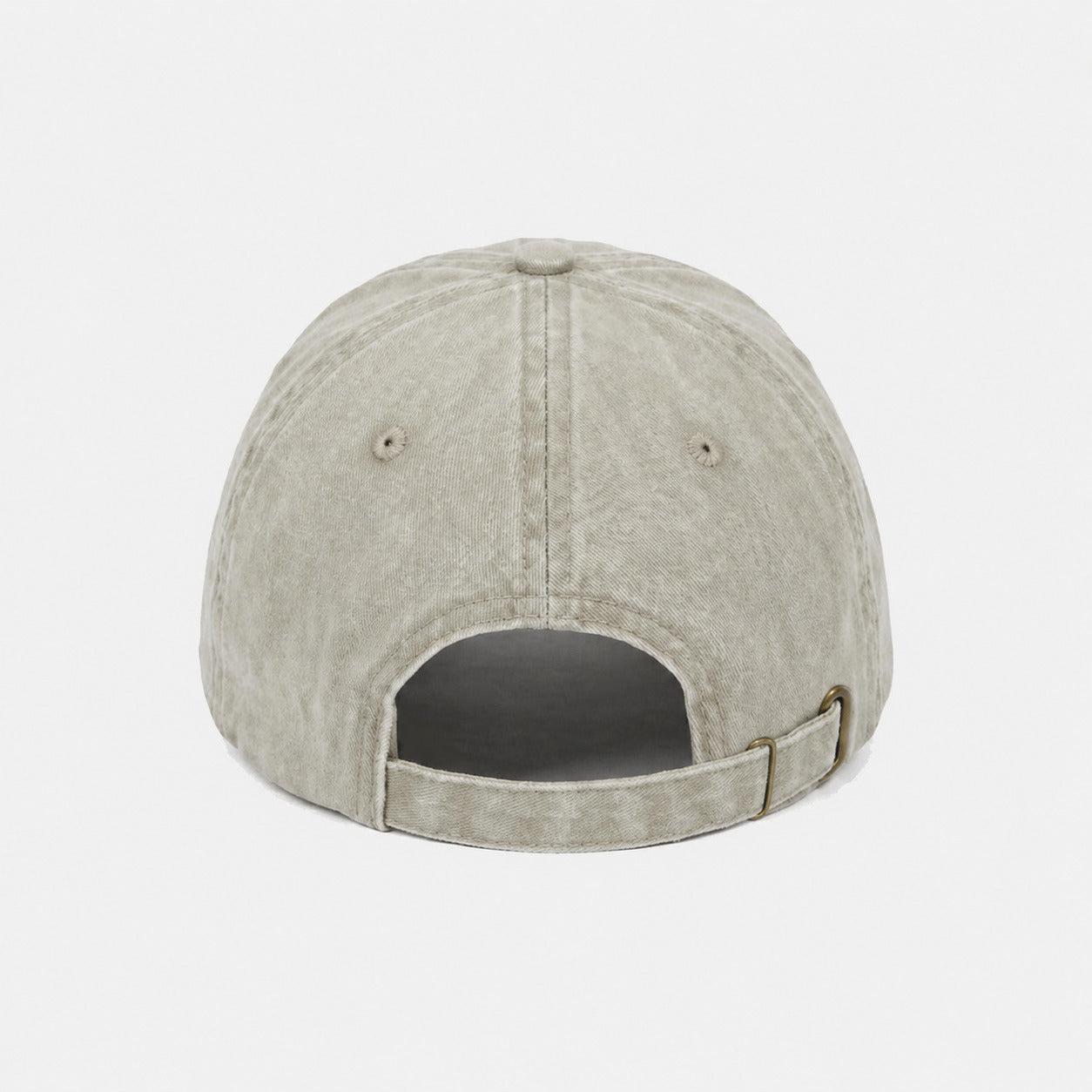 Gray baseball cap on a white background