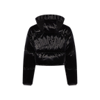 Trapstar Women's Arch AW23 Hooded Puffer Jacket - Gloss Black