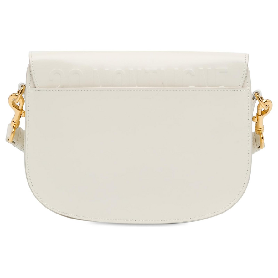 Dior Medium Bobby Calfskin Crossbody Bag - White