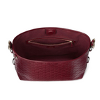 Gucci GG Emblem Medium Shoulder Bag – Rosso Ancora