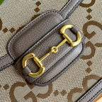 Gucci Horsebit 1955 Jumbo GG Mini Crossbody Bag – Brown