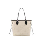 Louis Vuitton Neverfull MM Embossed Supple Grained Cowhide Leather