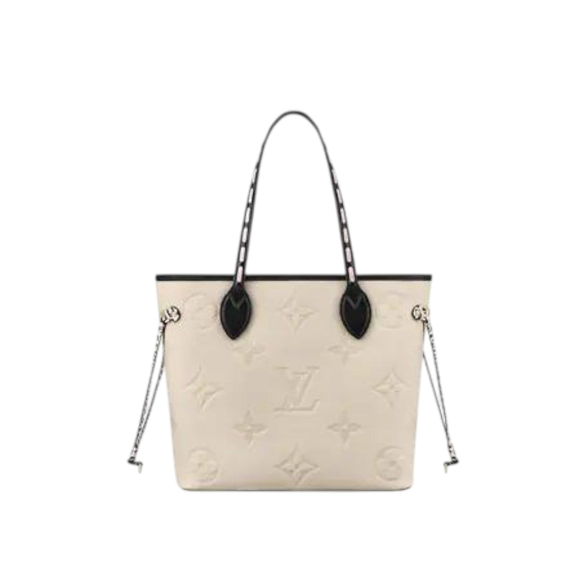 Louis Vuitton Neverfull MM Embossed Supple Grained Cowhide Leather