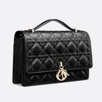 Dior My Dior Top Handle Bag - Black
