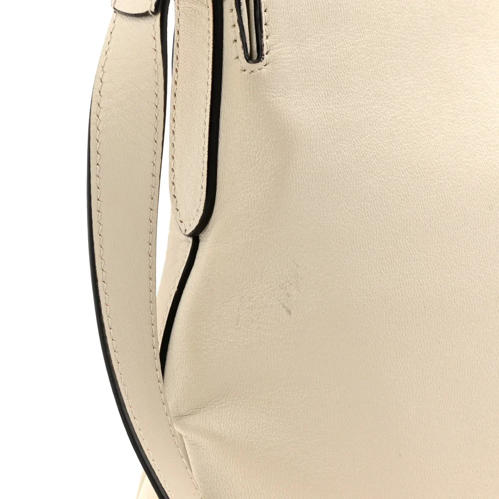 Gucci Small Top Handle Bag – White Calfskin