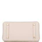 Hermes Birkin 25 Craie Togo Gold Hardware