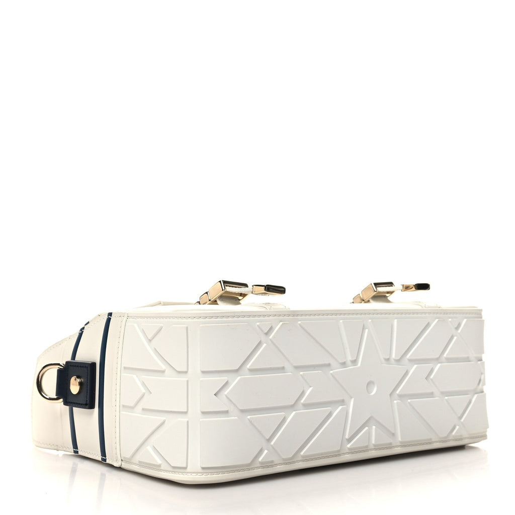 Dior Small Diorcamp Calfskin Bag - White