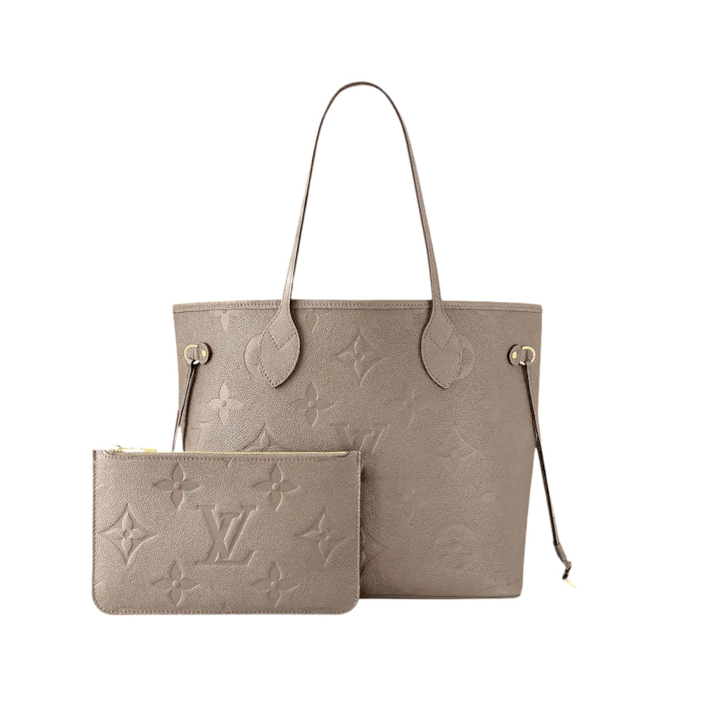 Louis Vuitton Neverfull MM Embossed Cowhide Leather