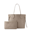 Louis Vuitton Neverfull MM Embossed Cowhide Leather