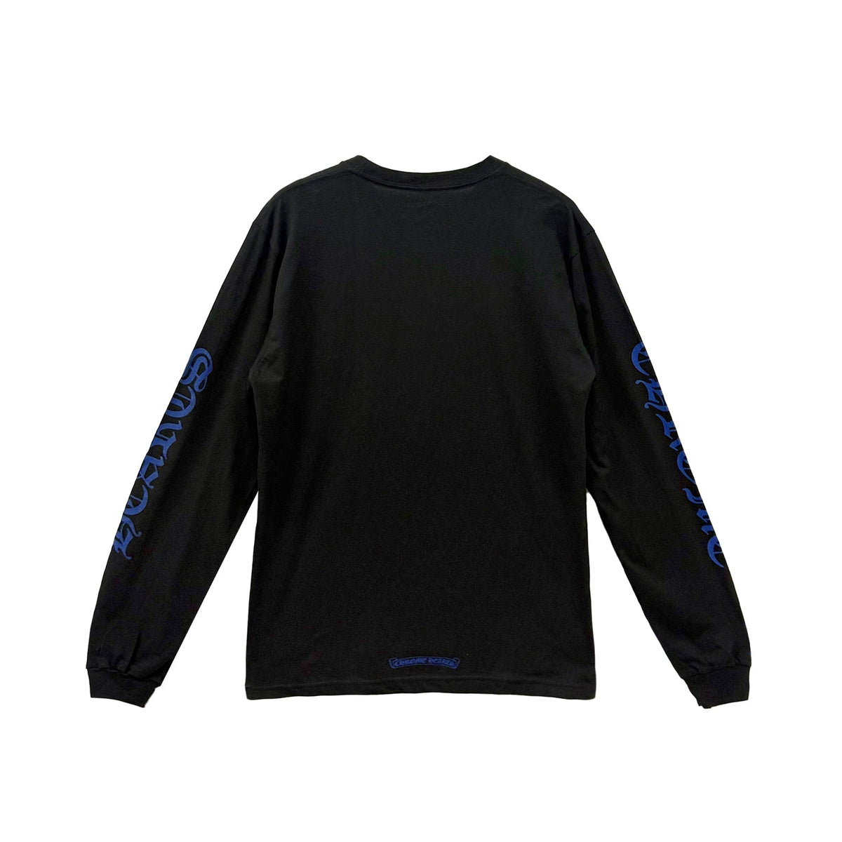 Chrome Hearts Neck Logo Long Sleeve Tee in Black