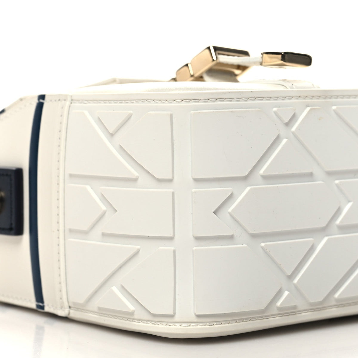 Dior Small Diorcamp Calfskin Bag - White