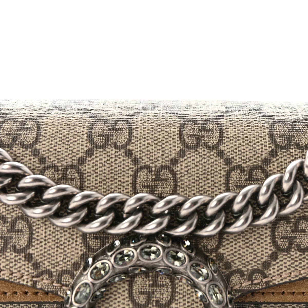 Gucci GG Supreme Dionysus Medium Shoulder Bag – Beige