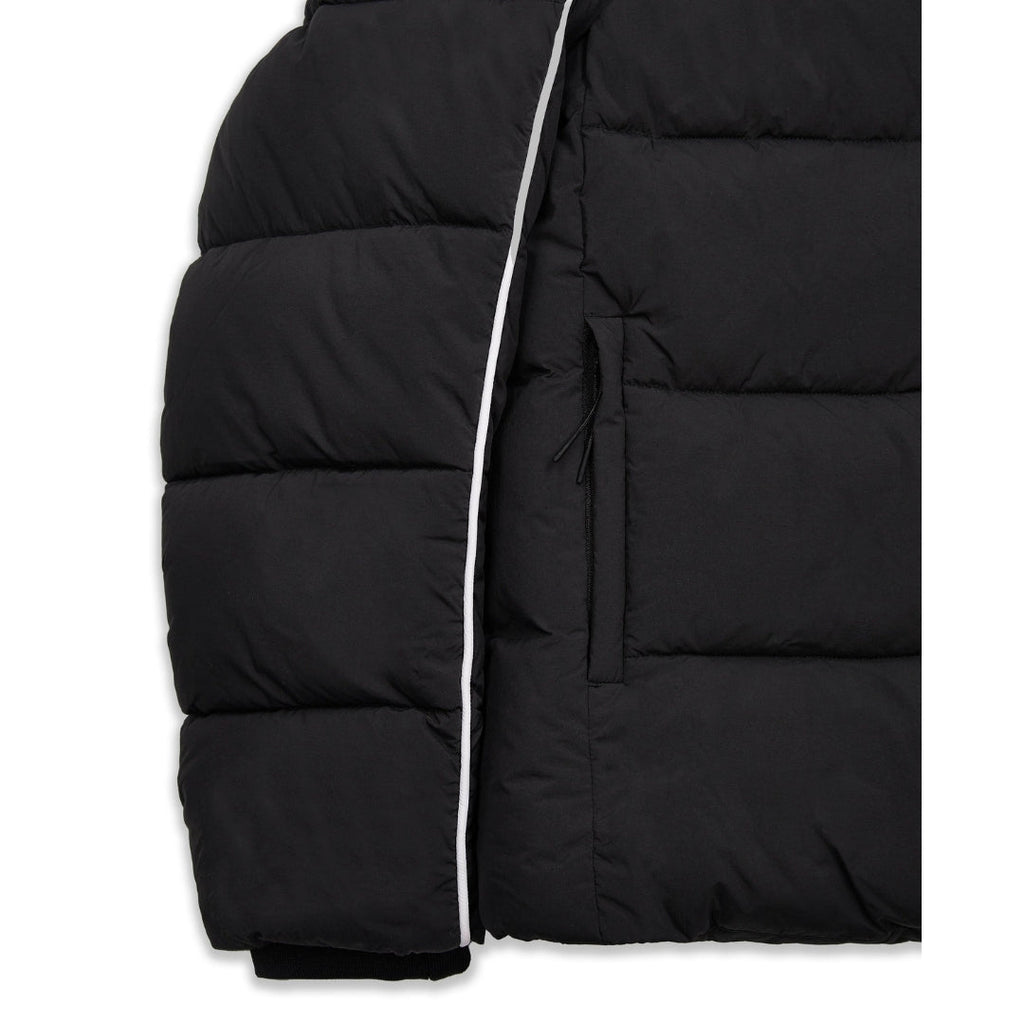 Trapstar Irongate Arch Piping Puffer Jacket - Black / White