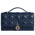 Dior My Dior Cannage Lambskin Mini Bag – Ocean Blue