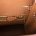 Hermes Birkin 25 Gold Togo Gold Hardware