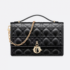 Dior My Dior Top Handle Bag - Black