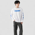 WTM Anime Inspired Long Sleeve Graphic T-Shirt - White Cotton Streetwear Tee
