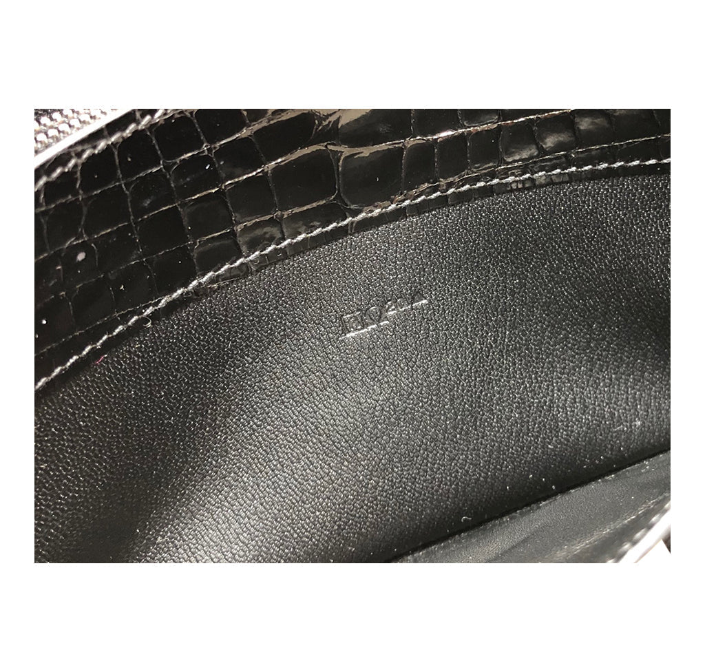 Hermès Constance Long Wallet Alligator Noir Clutch