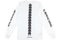 Chrome Hearts Tire Tracks Long Sleeve T-Shirt in White