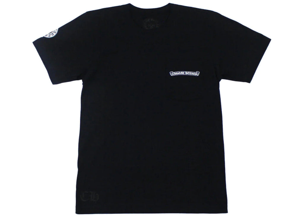 Chrome Hearts Floral Cross T-Shirt –black