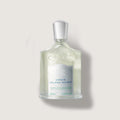 Creed Virgin Island Water perfume bottle on a light gray background