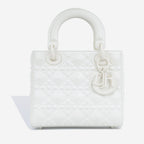 Dior Mini Lady Dior Bag - White