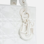 Dior Mini Lady Dior Bag - White