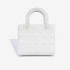 Dior Mini Lady Dior Bag - White