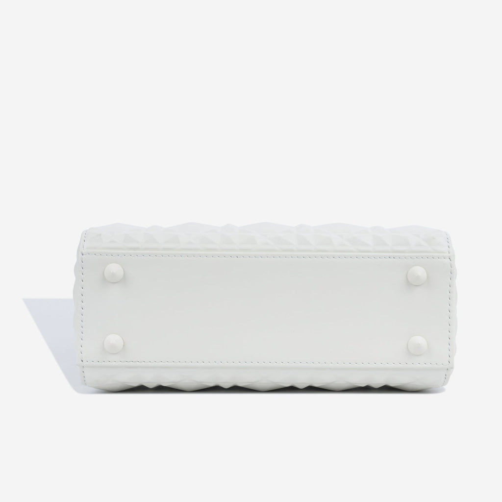Dior Mini Lady Dior Bag - White