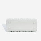 Dior Mini Lady Dior Bag - White