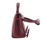 Hermes Kelly Idole Rouge Gulliver Leather Palladium Hardware