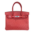 Hermes Birkin 30 Ostrich Bougainvillea