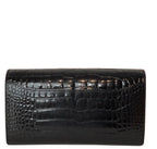 Hermès Constance Long Wallet Alligator Noir Clutch