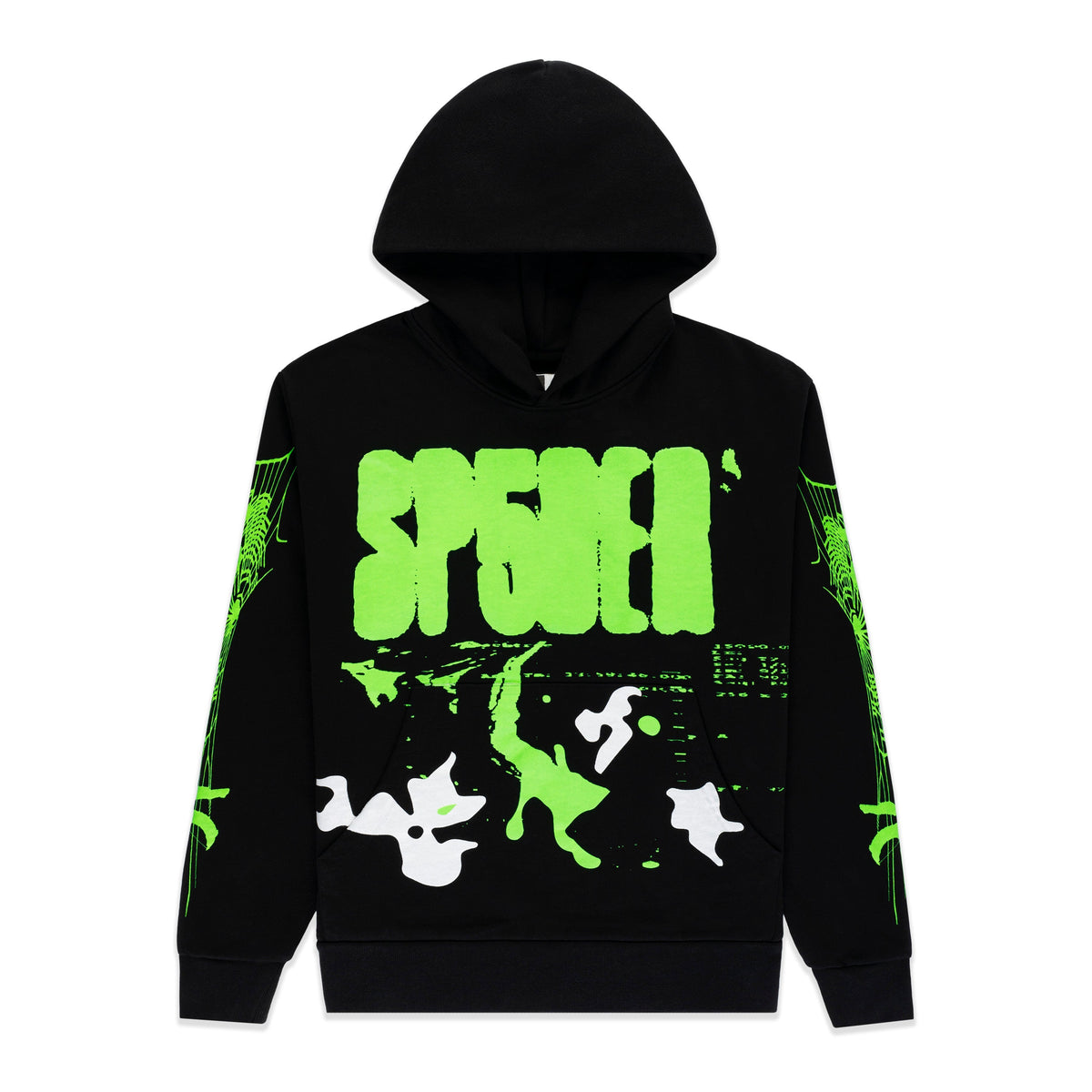Sp5der X-Ray Hoodie - Black