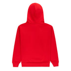 Sp5der Og Web Studded Zip Hoodie - Red